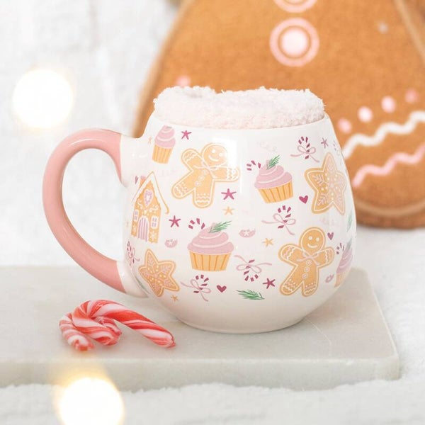 Kerst : Bakery Print Mok + Sokken