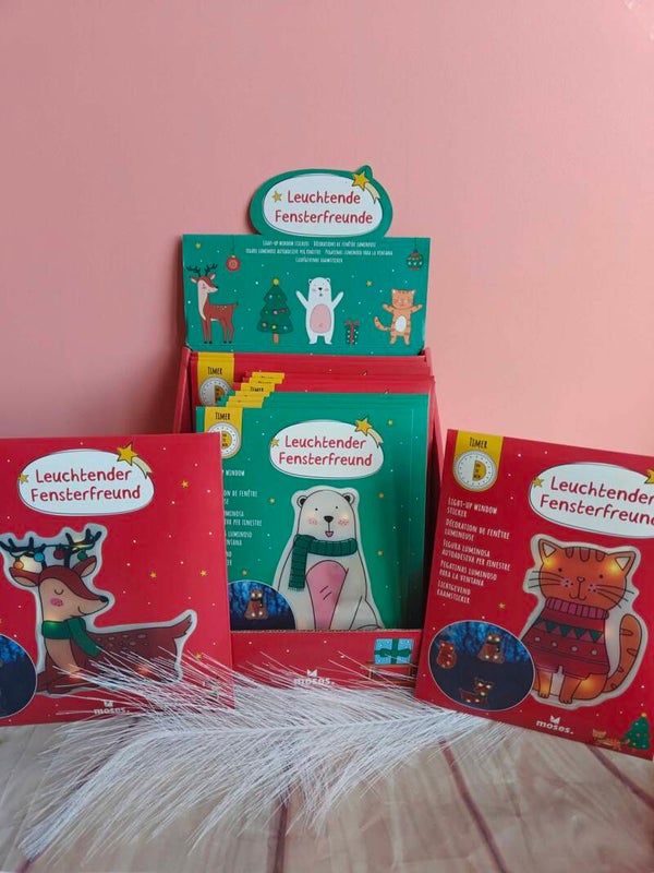 Kerst : Lichtgevende Raamstickers