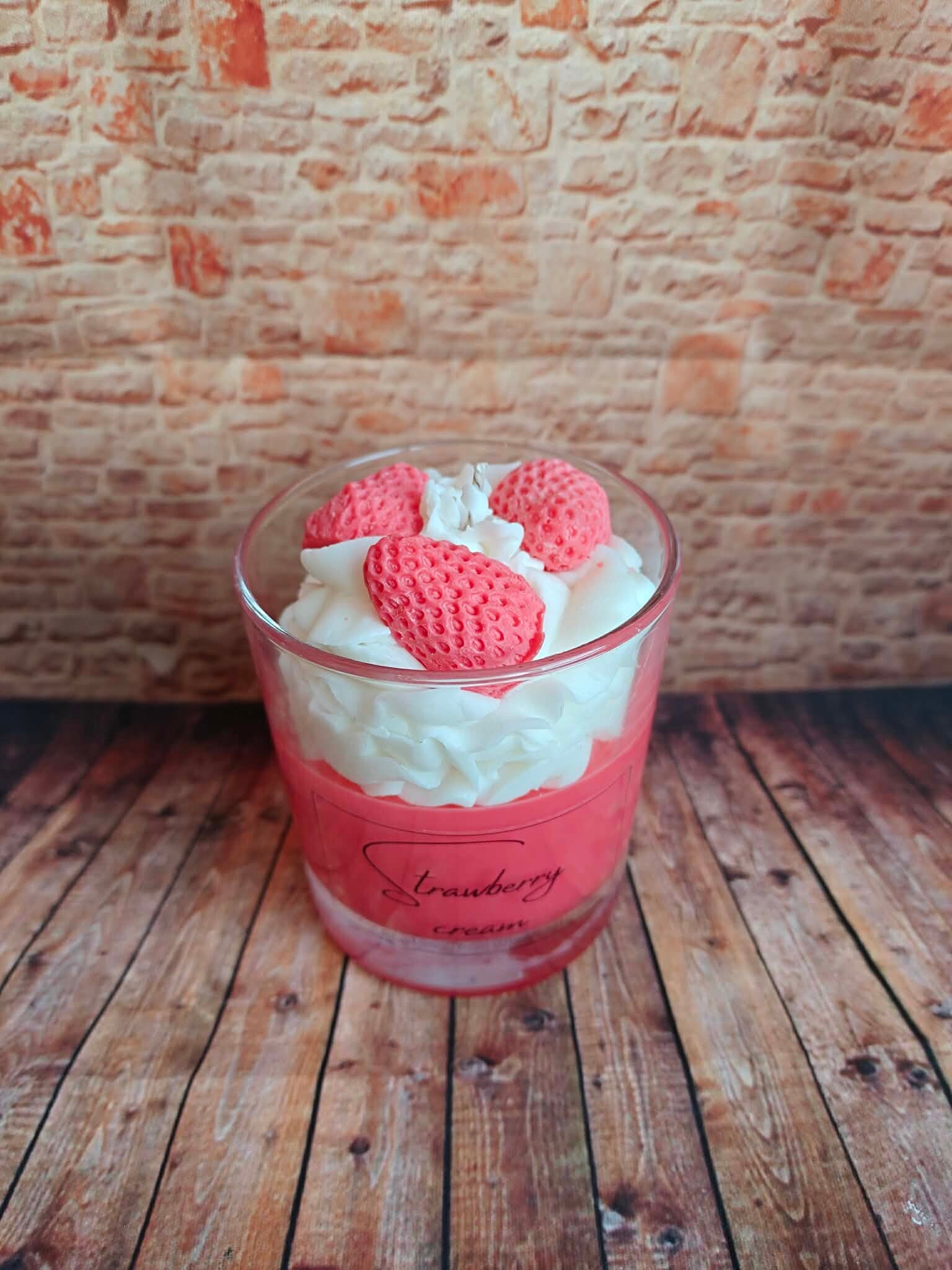 Geurkaars "Strawberry Cream"