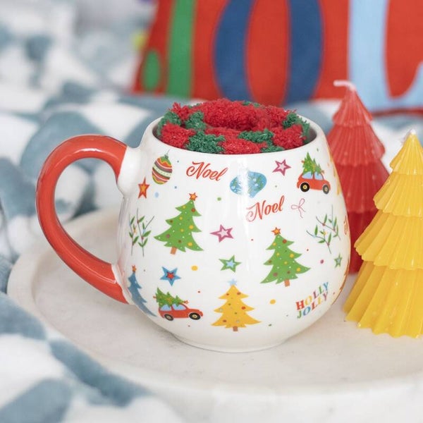 Kerst : Nostalgische Kerstprint Mok