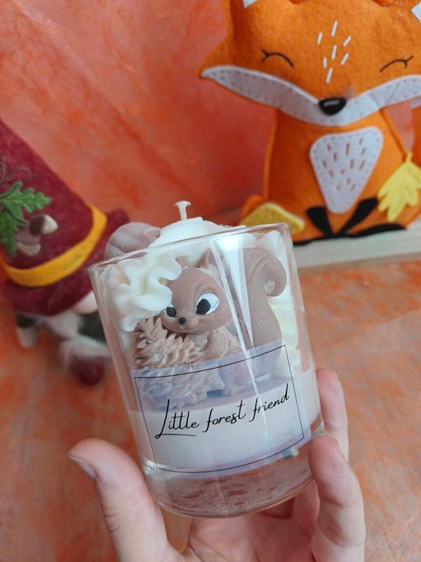 Geurkaars Herfst "Little Forest Friend"