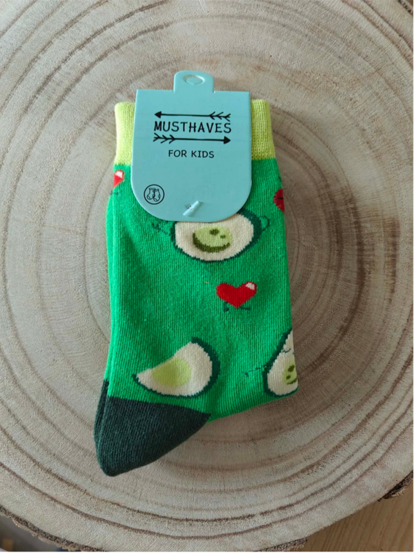 Kindersokken Avocado