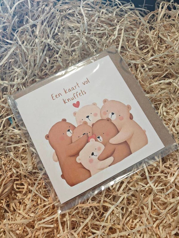 Wenskaart Knuffels