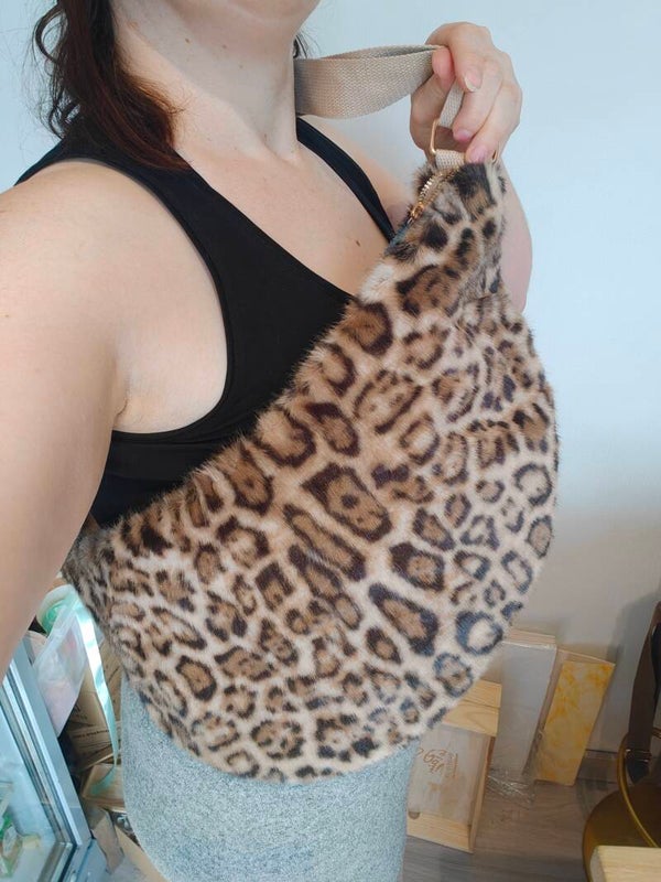 CrossBody Bag Halfmoon Leopard