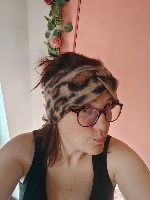 Haarband Leopard