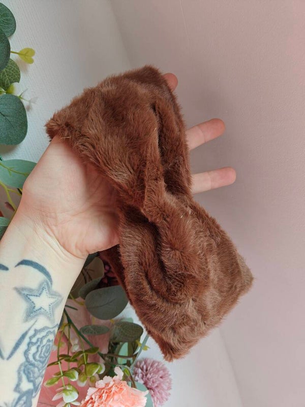 Najaar : Haarband ChocoladeBruin