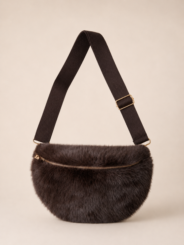 CrossbodyBag Klein Donkerbruin