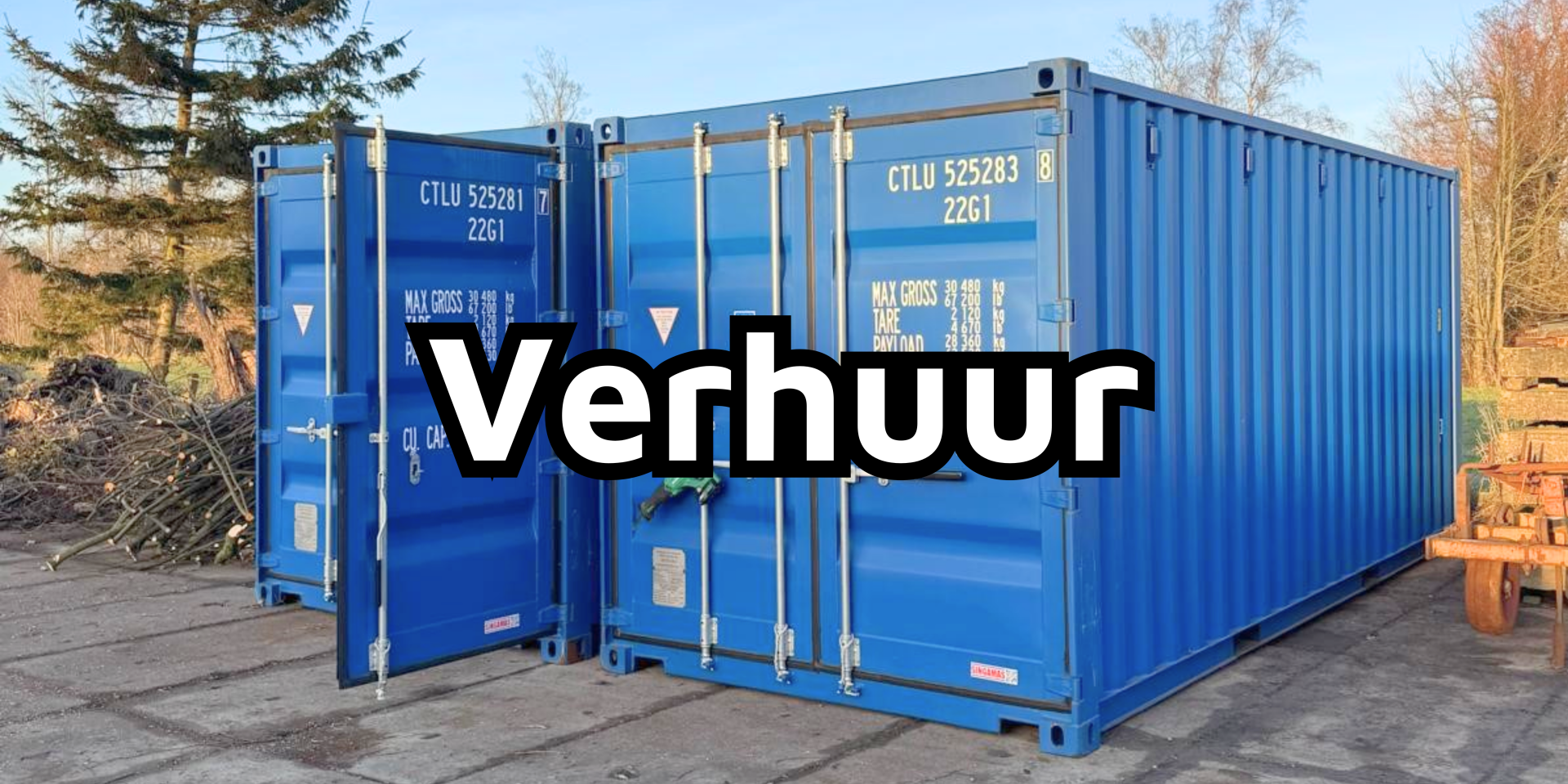 Opslagcontainer huren bij NoordBox, tijdelijke opslag voor verbouwing of verhuizing