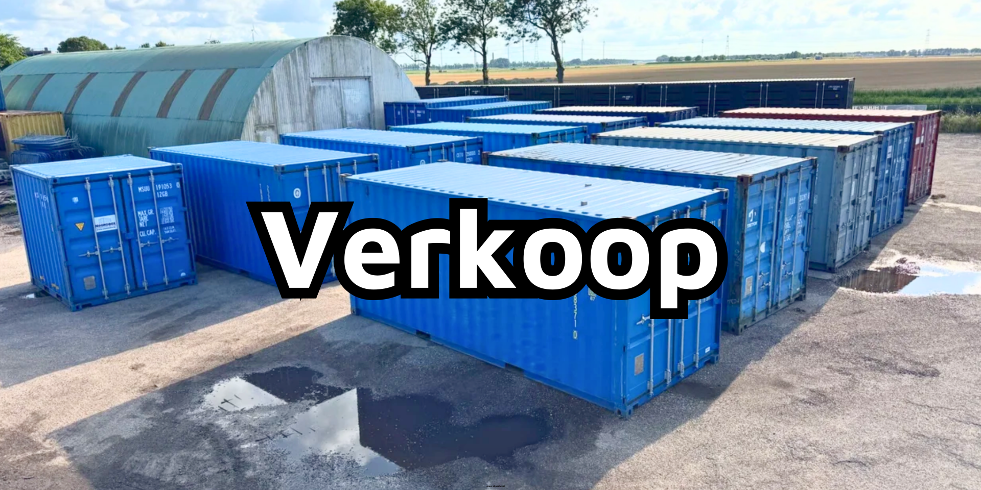 Opslagcontainer kopen bij NoordBox, nieuwe en gebruikte containers in Noord-Nederland