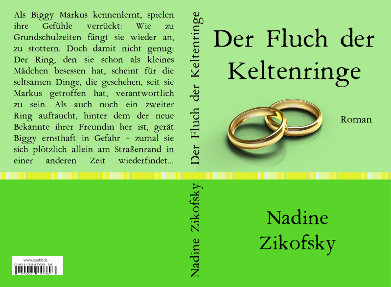 Cover des Romans Der Fluch der Keltenringe von Nadine Zikofsky