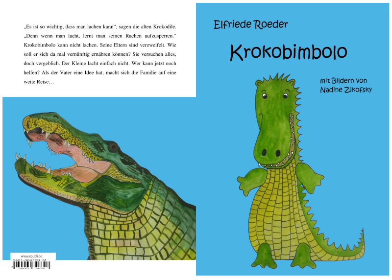 Cover des Kinderbuches Krokobimbolo von Elfriede Roeder