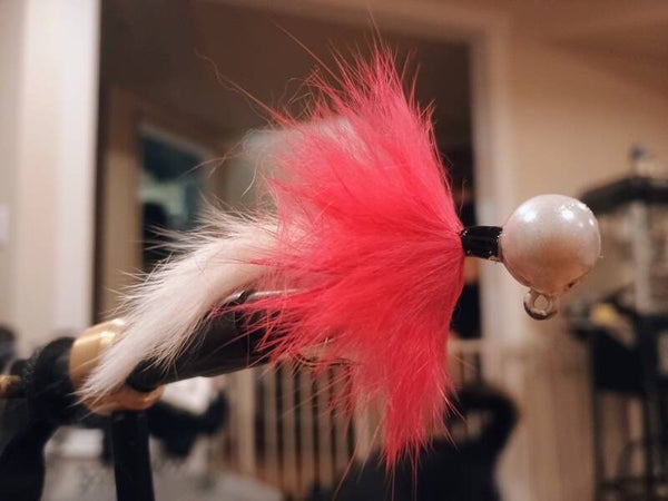 Hot Pink on white Reaper jig