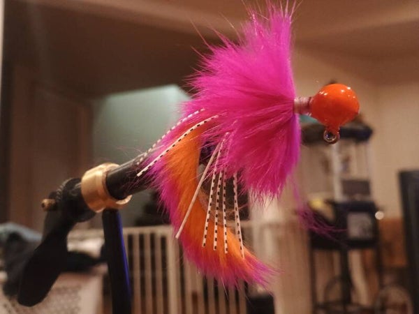 Pink on pink/orange Reaper jig