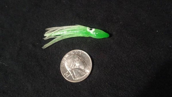 Kokanee/Trout mini squid UV glow