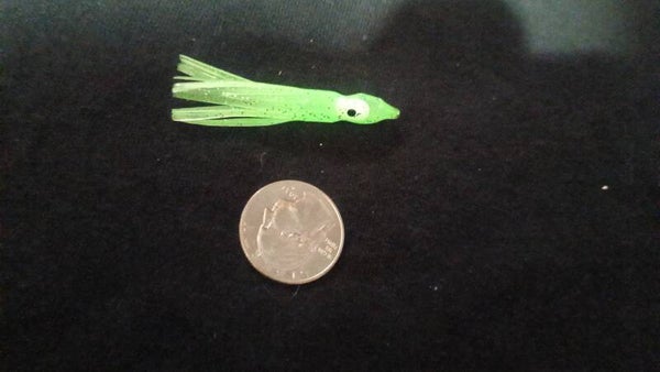 Kokanee/Trout mini squid UV glow