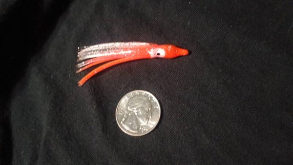 Kokanee/Trout mini squid UV glow