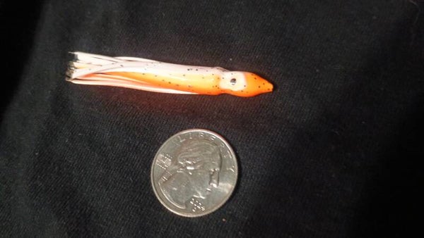 Kokanee/Trout mini squid UV glow