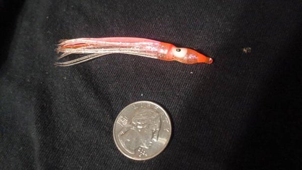 Kokanee/Trout mini squid UV glow