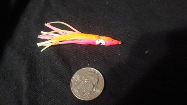 Kokanee/Trout mini squid UV glow