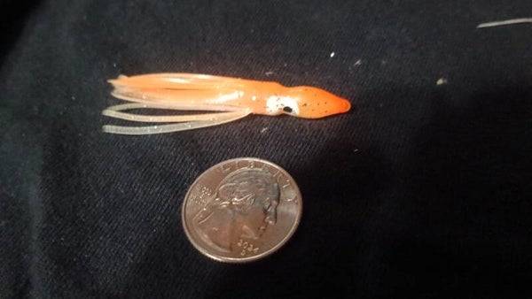 Kokanee/Trout mini squid UV glow
