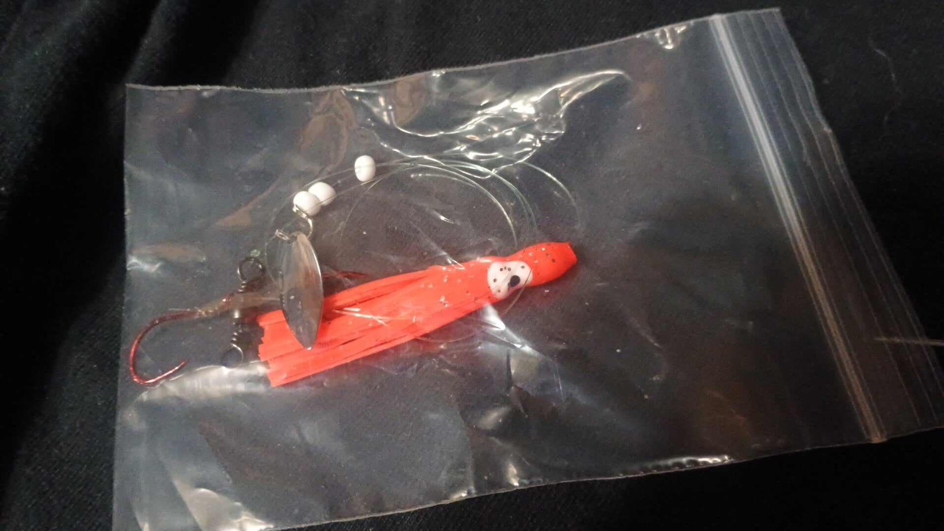 Kokanee/Trout mini squid UV glow