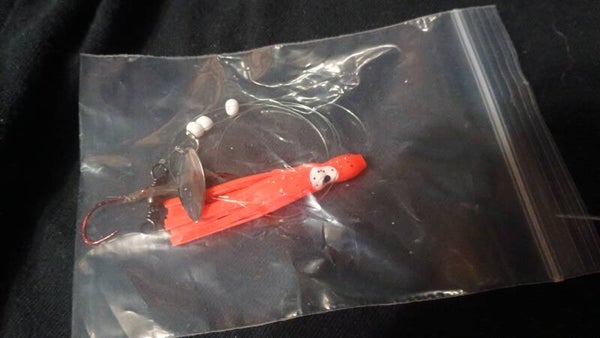 Kokanee/Trout mini squid UV glow