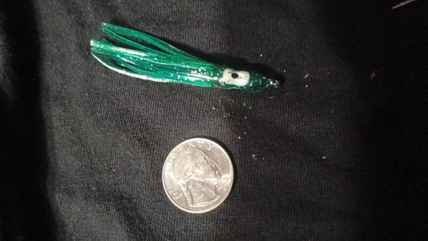 Kokanee/Trout mini squid UV glow