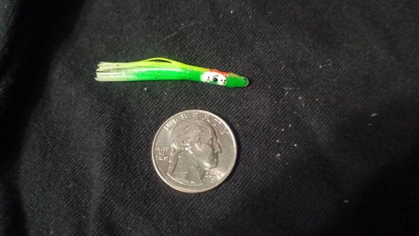 Kokanee/Trout mini squid UV glow