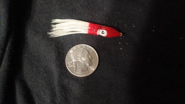 Kokanee/Trout mini squid UV glow