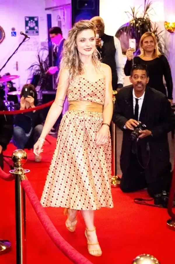 Robe de soirée imprimée, marque SENTYA