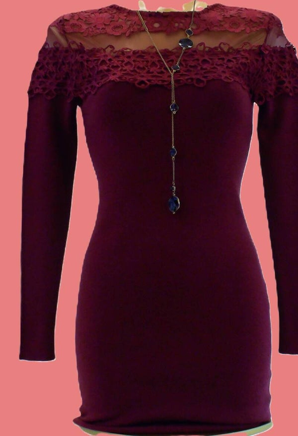 Robe courte en cachemire et laine