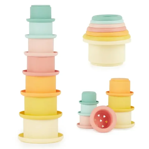 BIECO Stapelbecher Silikon Tropical vibes 20000005