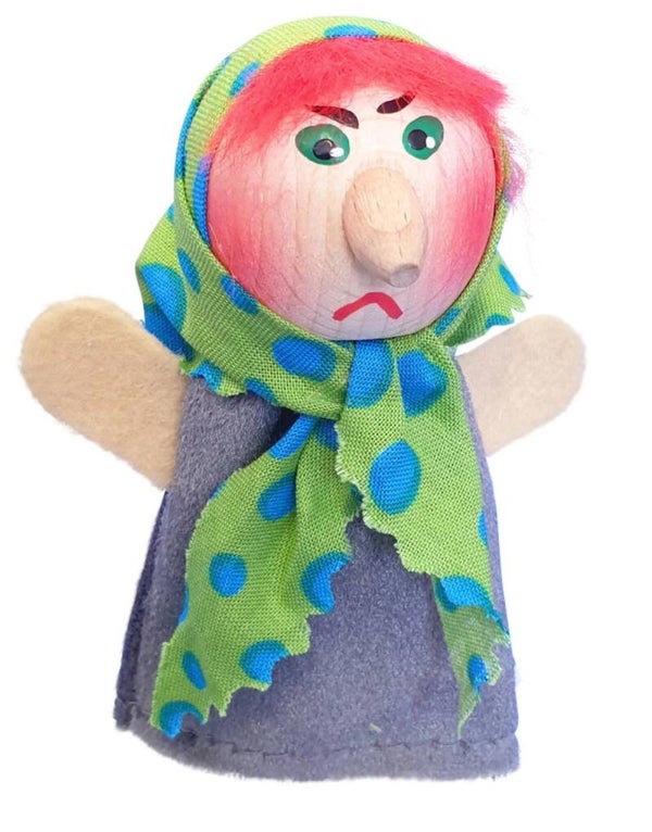 KERSA Fingerpuppe Hexe böse 40190