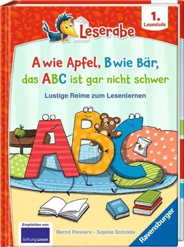 RAVENSBURGER Leserabe a wie Apfel,B wie Bär,das ABC ist gar nicht schwer