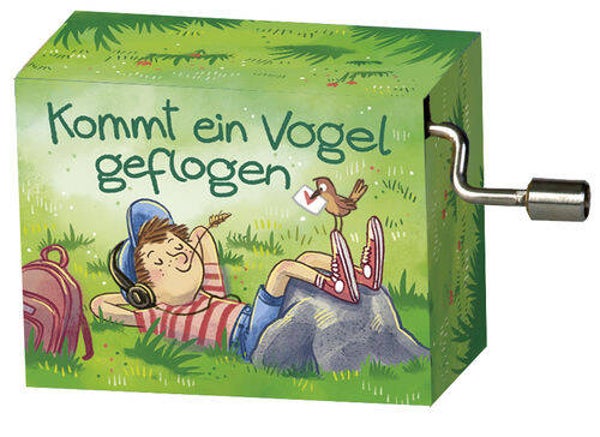 FRIDOLIN Spieluhr Kommt ein Vogel geflogen 58811
