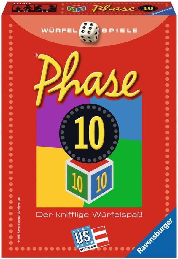 RAVENSBURGER Phase 10  Würfelspiel 271306