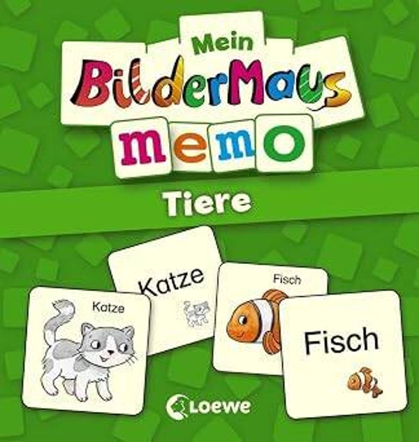 LOEWE Mein Bildermaus Memo Tiere