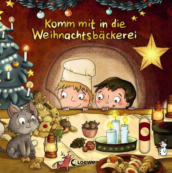 LOEWE Komm mit in die Weihnachtsbäckerei Pappbilderbuch