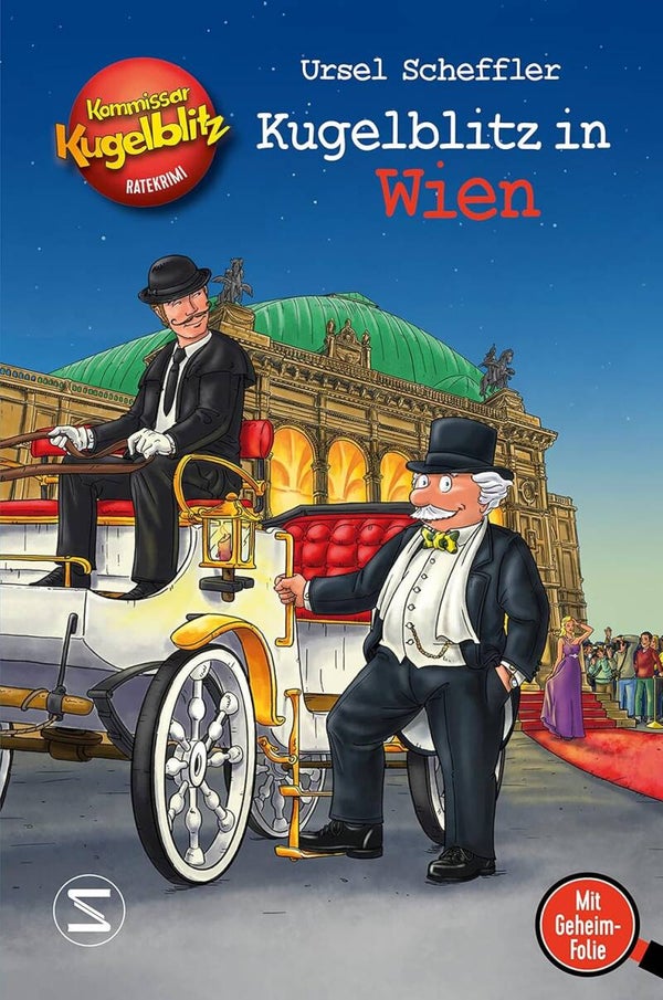 SCHNEIDERBUCH Kommissar Kugelbitz in Wien- Ratekrimis zum Miträtseln für Kinder ab 8 Jahren