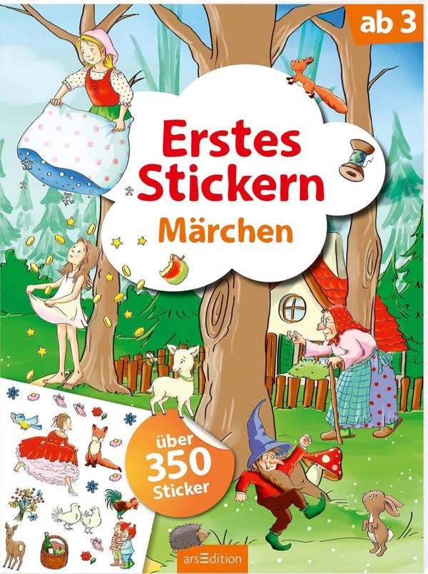 ARS EDITION Erstes Stickern Märchen