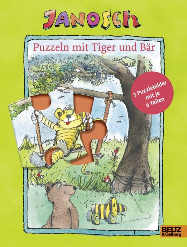 BELTZ&GELBERG Janosch Puzzln mit Tiger und Bär