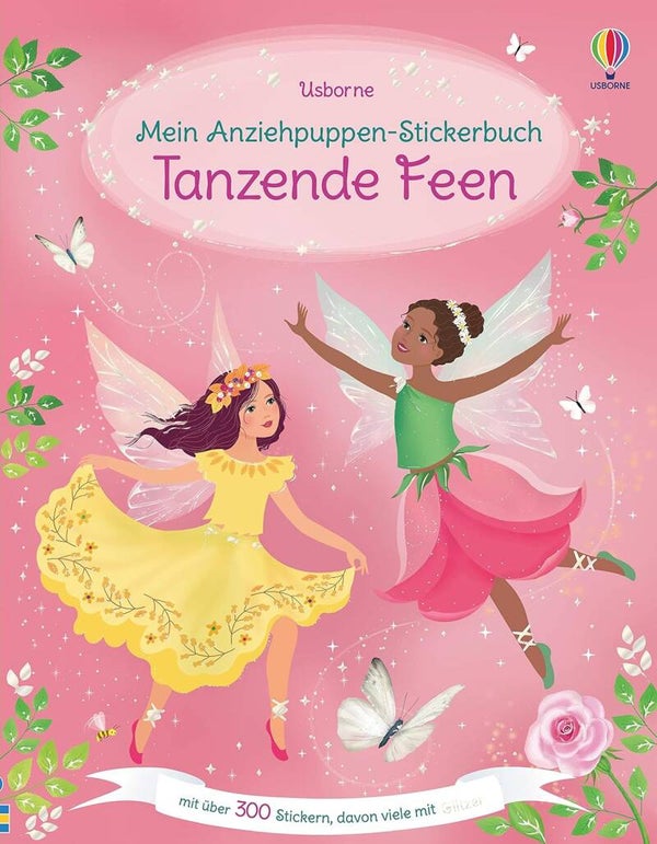 USEBORN Mein Anziehpuppen-Stickerbuch Tanzende Feen