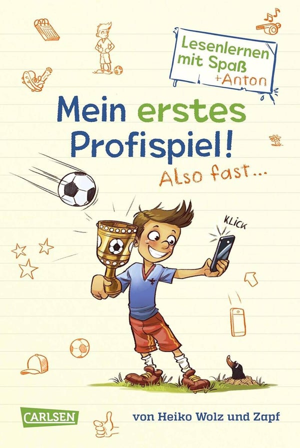 CARLSENMein erstes Profispiel!also fast...Lesen lernen mit Spaß+Anton