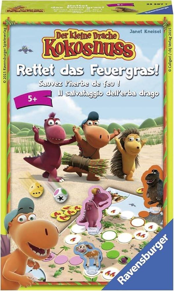 RAVENSBURGER Der kleine Drache Kokosnuss Rettet Das Feuergras! - Mitbringspiel 233977