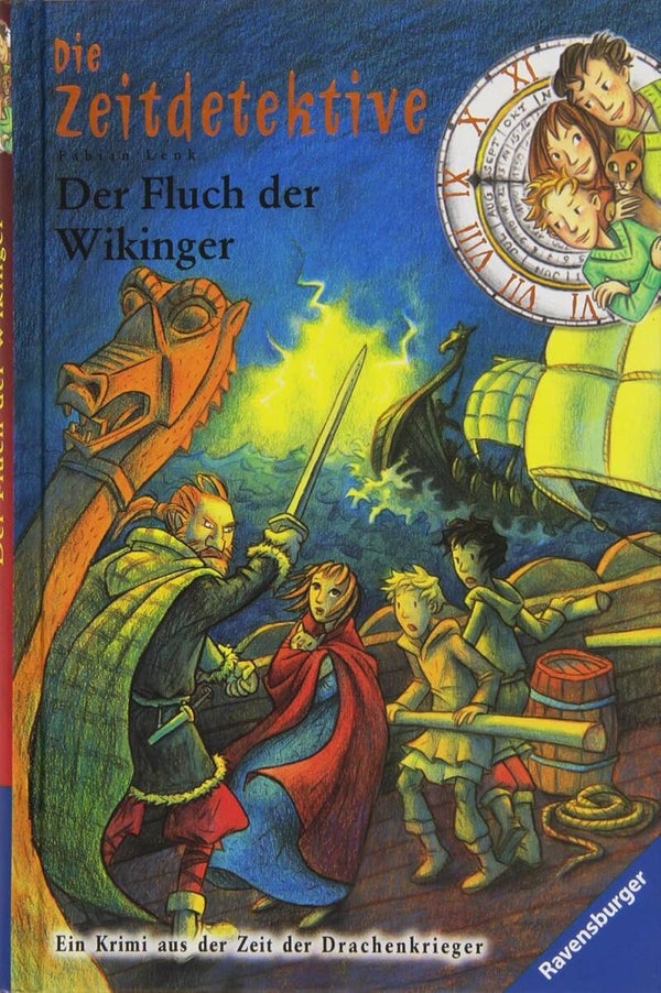 RAVENSBURGER Die Zeitdetektive-Der Fluch der Wikinger Ein Krimi aus der Zeit der Drachenkrieger