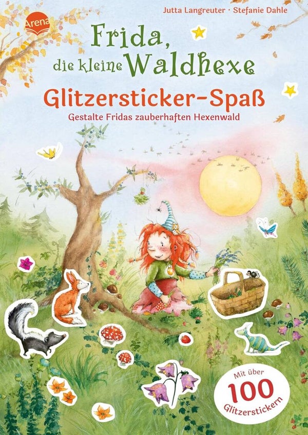 ARENA BÜCHERBÄR Frida,die kleine Waldhexe Glitzersticker-Spaß