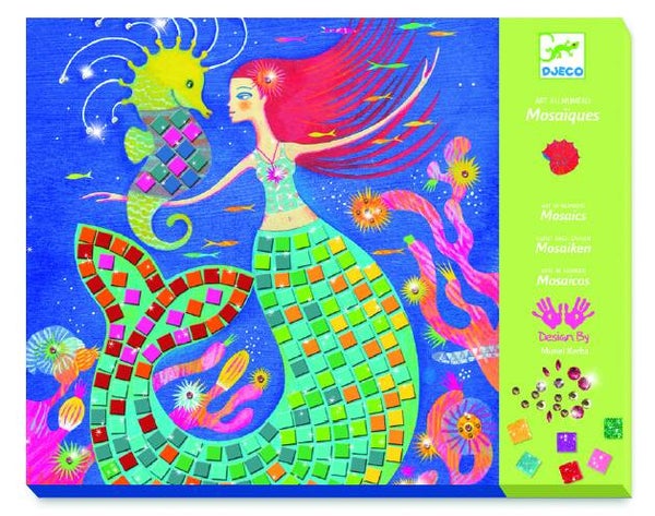 DJECO Kunst nach Zahlen Mosaike Der Gesang der Meerjungfrauen DJ09423