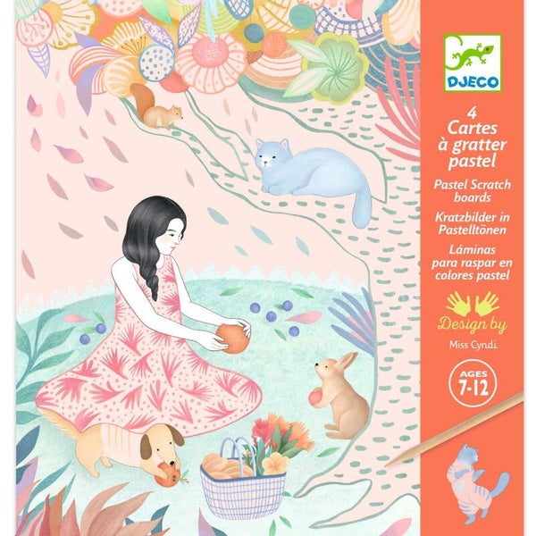 DJECO Kratzbilder Picknick DJ 09738