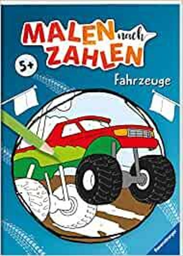 RAVENSBURGER Malen nach Zahlen Fahrzeuge