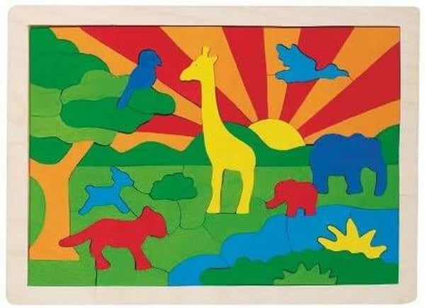 GOKI Holzpuzzle  Dschungel 57990